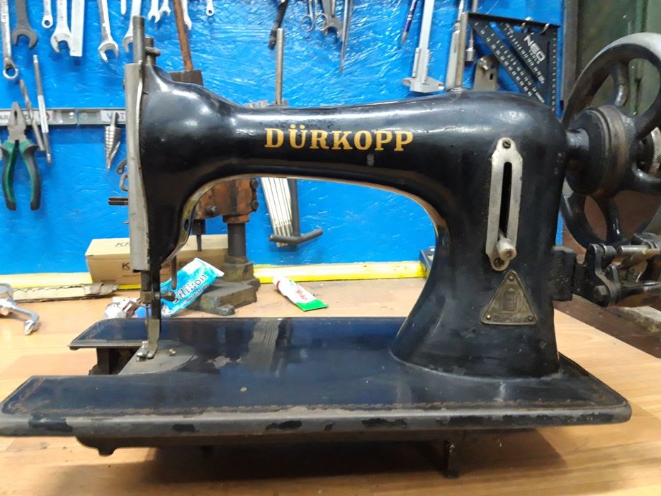 Maszyna do szycia, durkopp, antyk, wystrój wnętrz