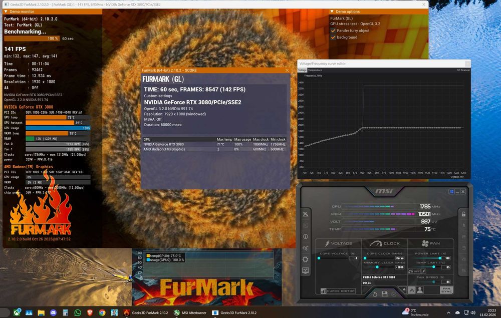 GeForce RTX 3080 EAGLE OC 10G + Copper Mod