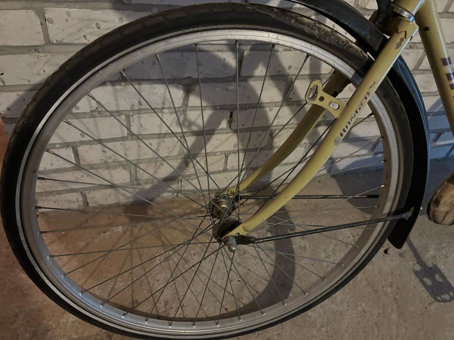 Rower holenderski damka  z koszem, hamulce w piaście, bagażnik