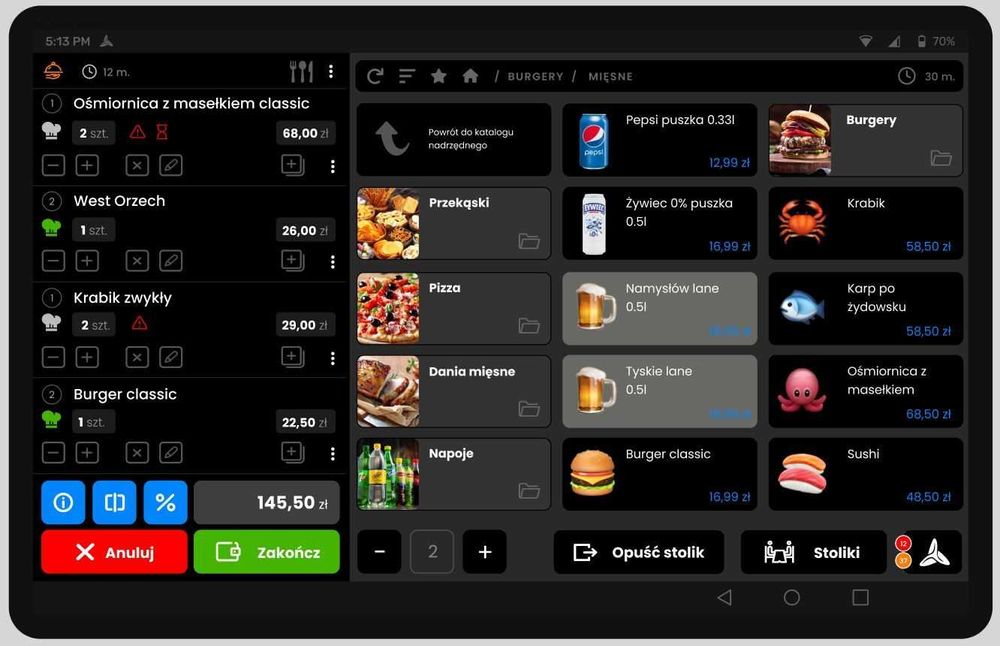 Elzab Mera Online + Oprogramowanie do gastronomii ABS POS