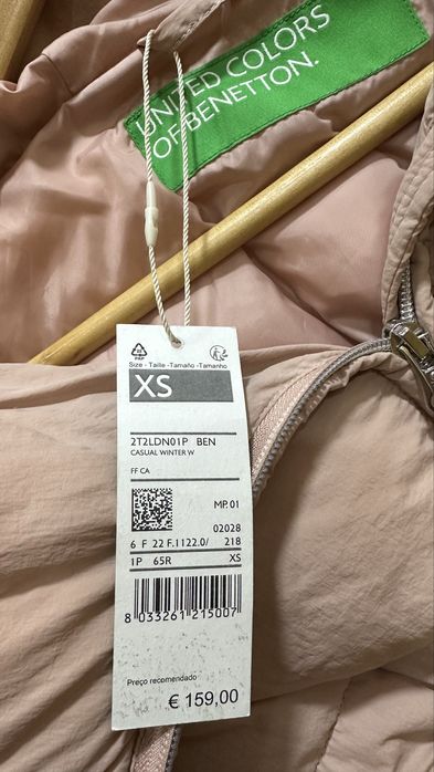 Quispo impermeável benetton como novo