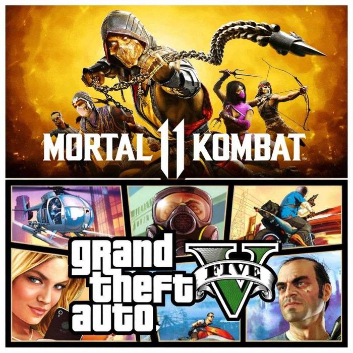 GTA V + MK 11 Ultimate 2в1 PS4 | PS5