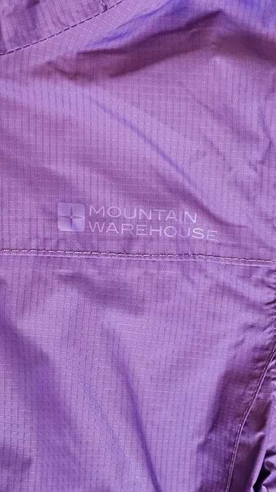 Kurtka przeciwdeszczowa fioletowa rozmiar 98 104 Mountain Warehouse