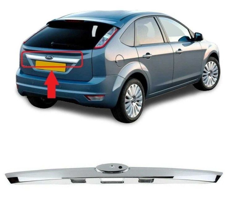 Puxador porta malas Ford Focus de 2007 a 2011 S/camara traseira Novo