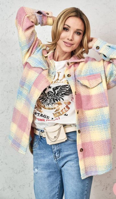 Koszula narzuta multicolor wiosna lato 2021