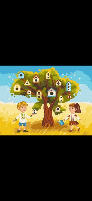 Картини по номерах для дітей