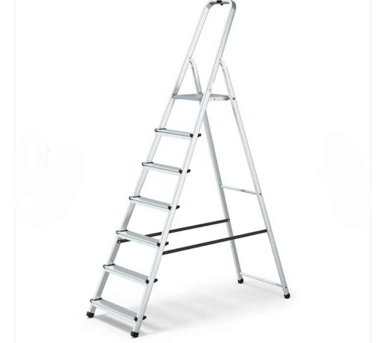 Drabina aluminiowa 7 stopni domowa malarska