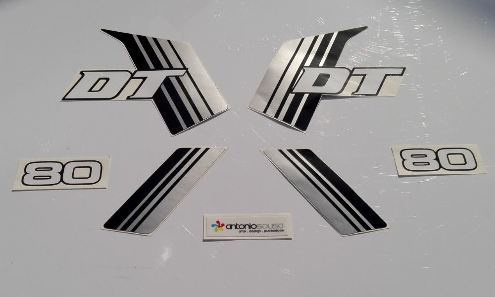 Autocolantes Yamaha DT50 LC vintage stickers decalS