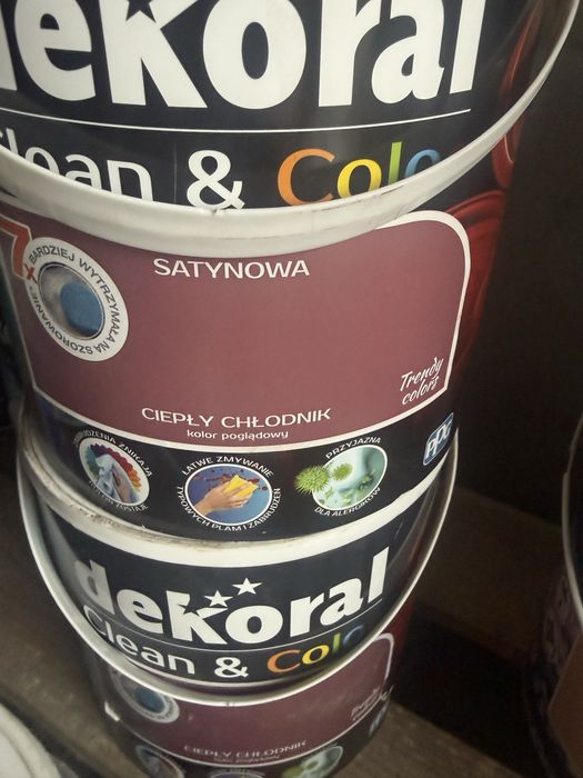 Farby decoral 2,5l 2 szt za 60 zl