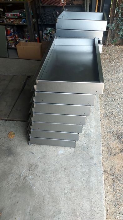 Szuflada stalowa na wymiar szuflady warsztatowe  bhp do warsztatu