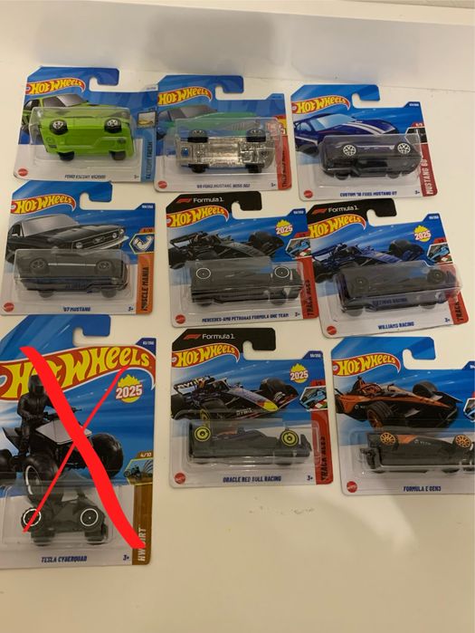 Машинки марки ,,Hotwheels’’ та ,,Matchbox’’