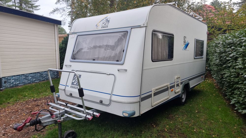 przyczepa kempingowa Knaus440,4 os. z przedsionkiem,2000r,DMC1200kg