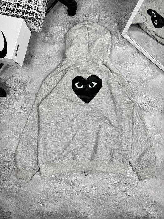 CDG Play Zip Hoodie / КДГ Зипка / S,M,L,XL / Comme des Garçons / Зіп Худі