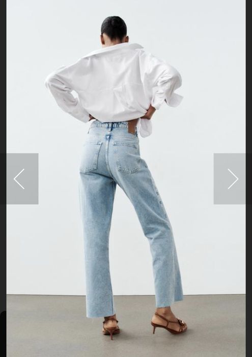 Джинси zara S прямі