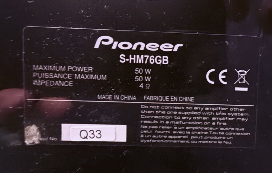 Pionner XC-HM82   Pionner glosniki grstis