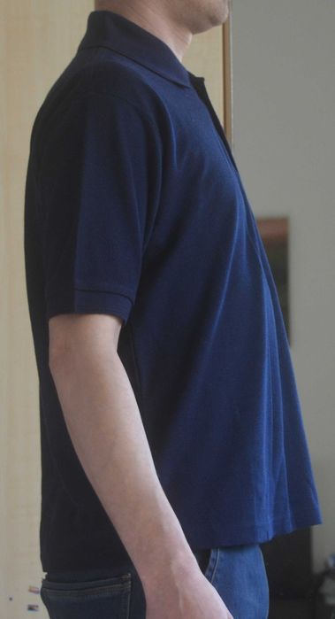 Granatowa koszulka polo Lacoste rozm.L