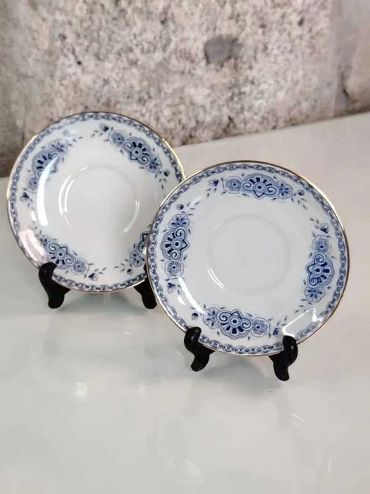Par de Pratos / Pires Vista Alegre - Porcelana Portuguesa ENVIO GRATIS
