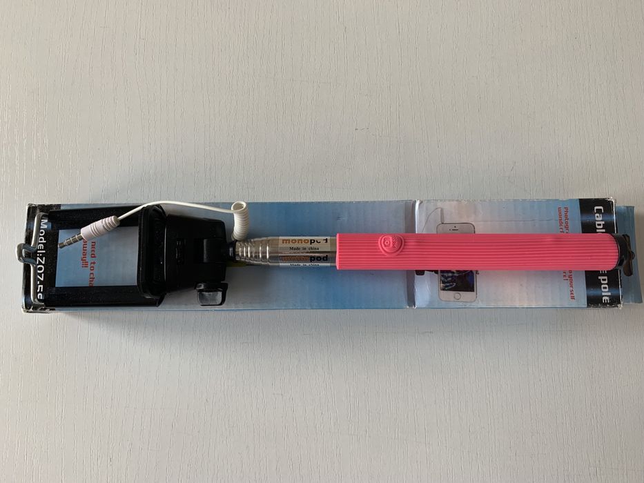 Монопод для селфі Z07-5s 20-98 см Рожевий