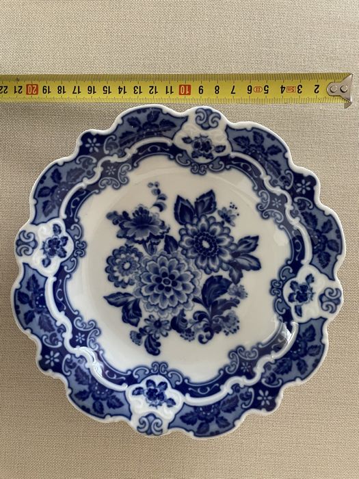 Talerz Wallendorf Echt Kobalt 20cm