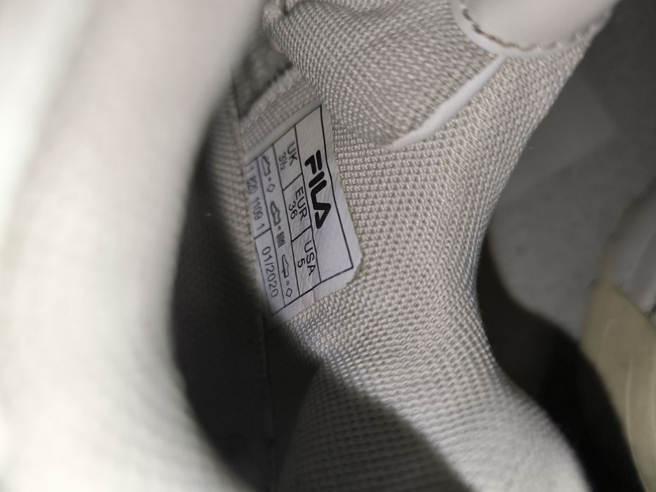 Buty FILA 36 Białe w napisy