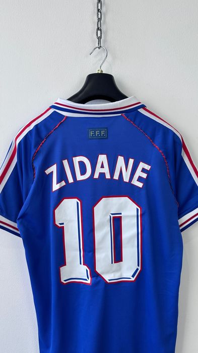 Футболка футбольна adidas france 1998 world cup final zidane 10 retro football shirt jersey