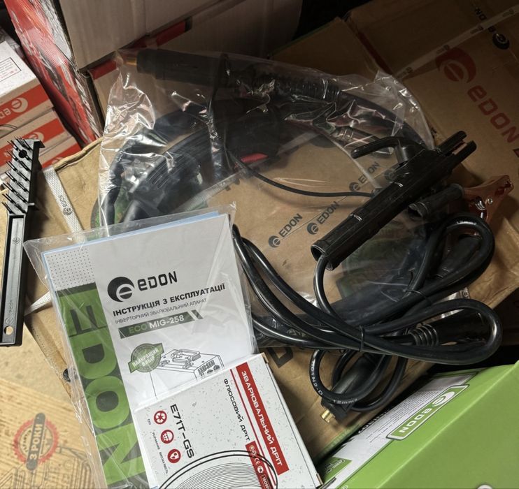 Сварочный полуавтомат Edon eco mig 258 ( mini, под флюс  1 кг)