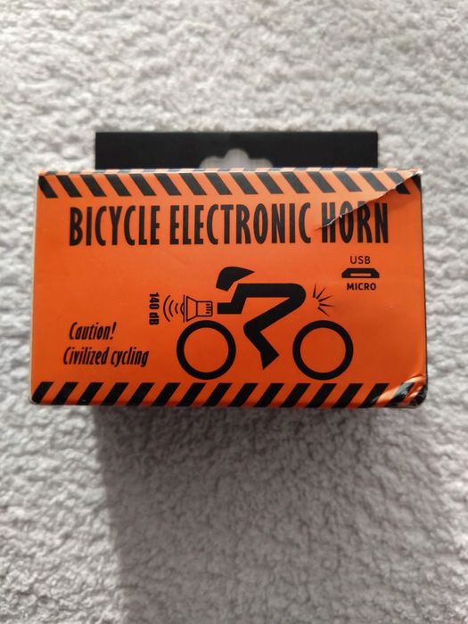 BICKLE HRON Dzwonek klakson elektroniczny USB na rower lub hulajnoga