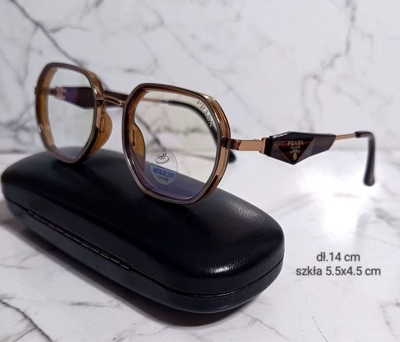Nowe okulary Prada z powłoką , zerowki