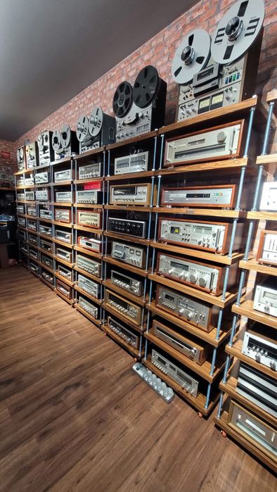 Retrospekcja Szafka Regal Technics Pioneer Akai Teac Sony JVC Luxman
