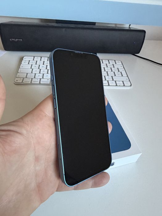 iPhone 13 256gb Blue Jak Nowy Bateria 96% od nowości