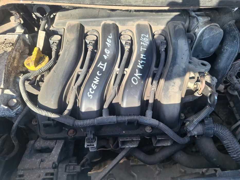Silnik 1.6 b 16v K4M T 762 Renault Scenic 2 gwarancja