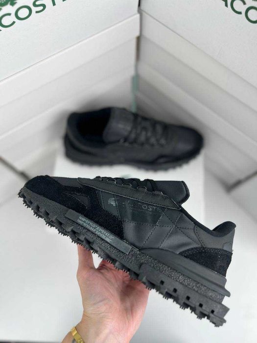 Lacoste кроссовки мужские оригинал новые черные лакоста Active PRM
