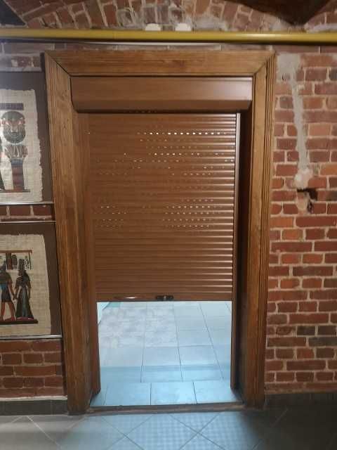 ROLETA ZEWNĘTRZNA brama ROLOWANA aluminiowa ocieplana