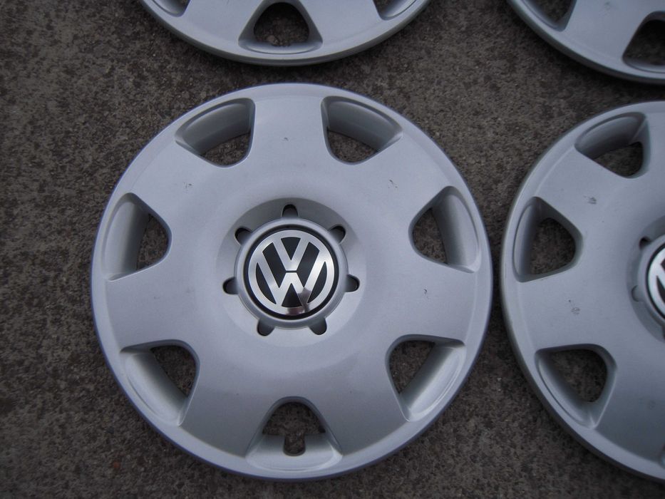 Kołpaki oryginalne VW 14'' 14 cali Polo Fox Golf komplet 4 sztuki NA SPINKI