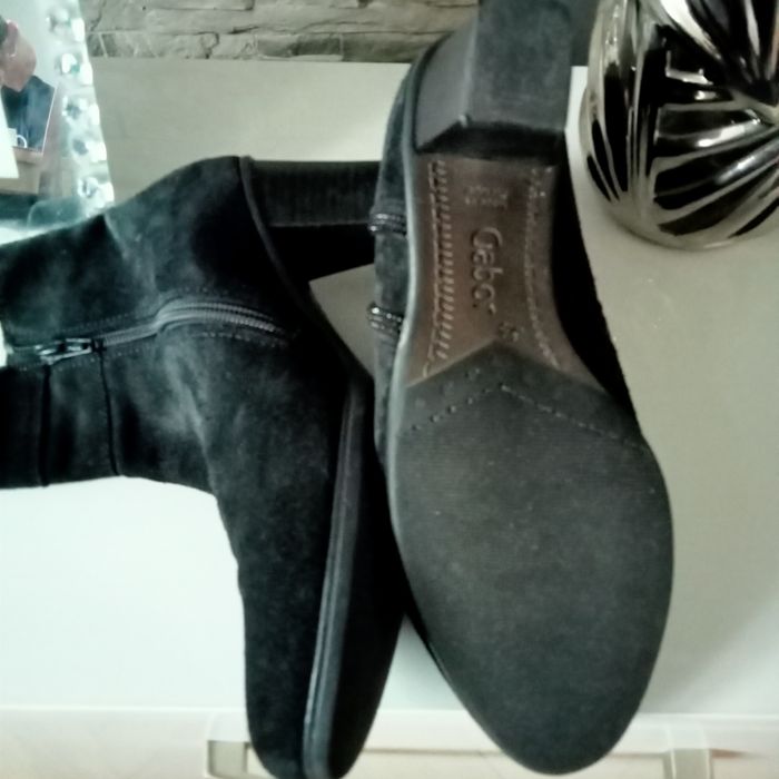 Botki zamszowe Made in Portugal Gabor 36
