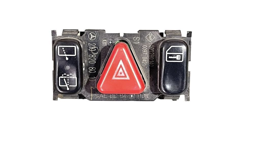 Interruptor Piscas escova e tranca central Mercedes classe E W210 SW A