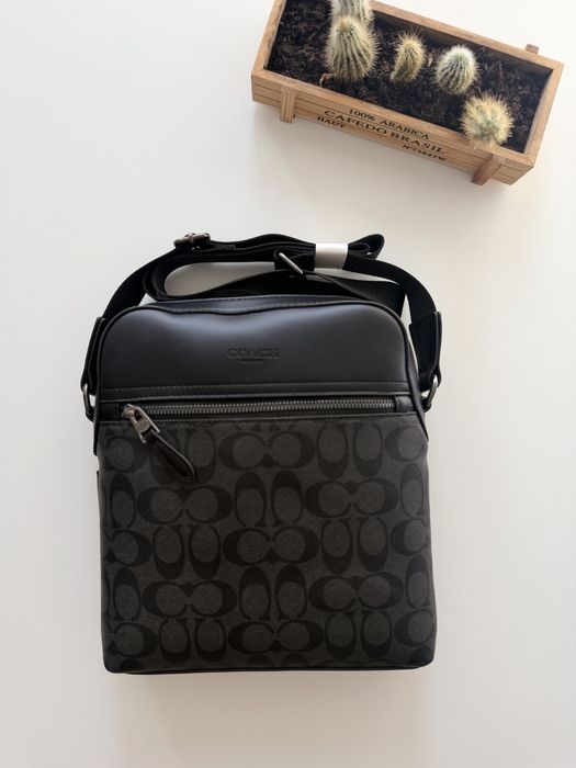 Чоловіча сумка Coach / Месенджер Coach / сумка коач / мужская сумка