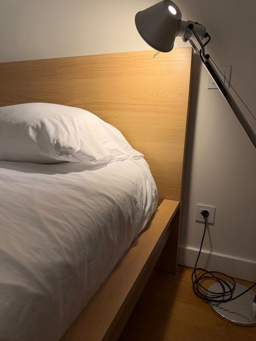 Ikea Malm Cama 160 x 200 cm em cor carvalho