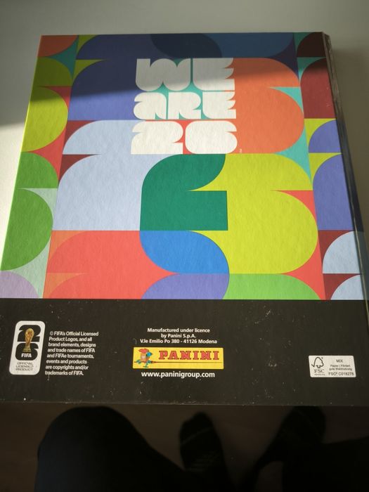 Caderneta capa dura mundial 2026 Panini