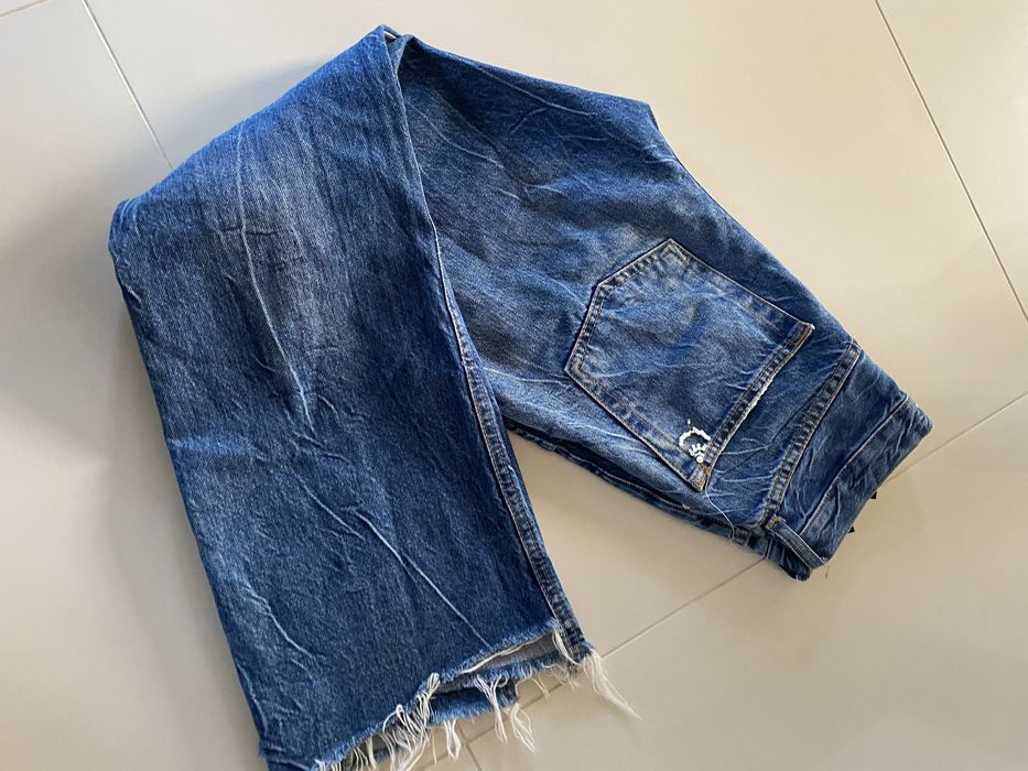 Zara szerokie damskie  spodnie jeansy