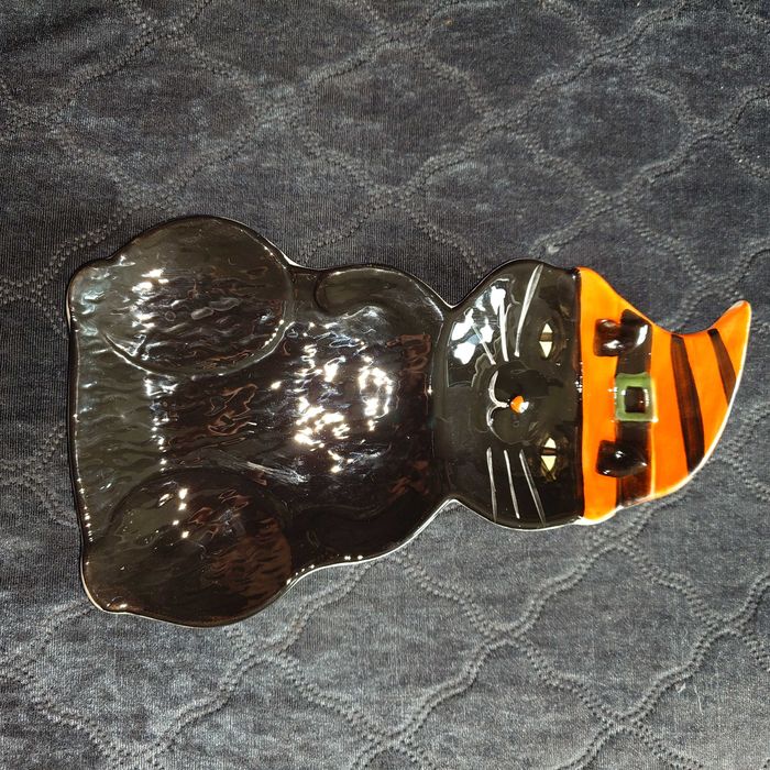 Talerz dekoracyjny / kot / kotek