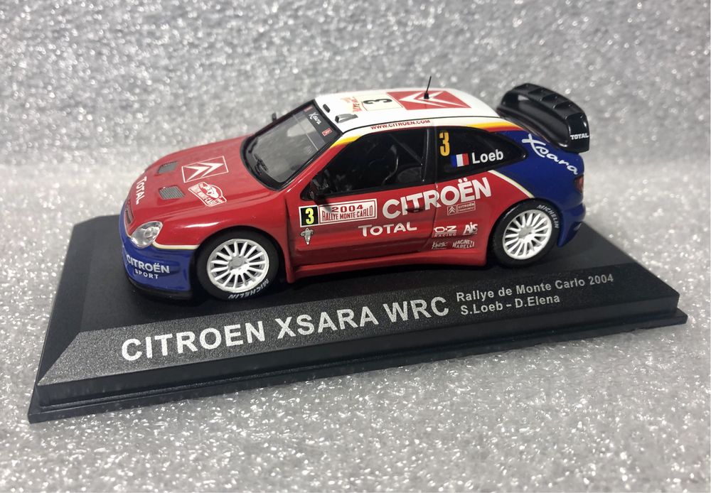 Miniaturas de carros de rali rally wrc