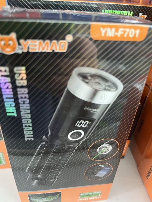 Lanterna led com laser verde distancia ilimitada