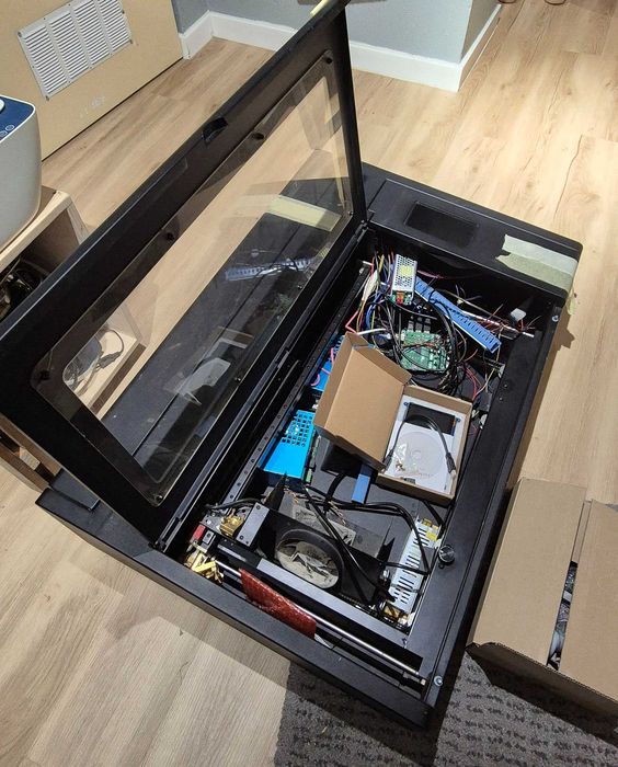 Máquina Laser CO2 50W Flux Beambox Pro + Eletrónica Nova