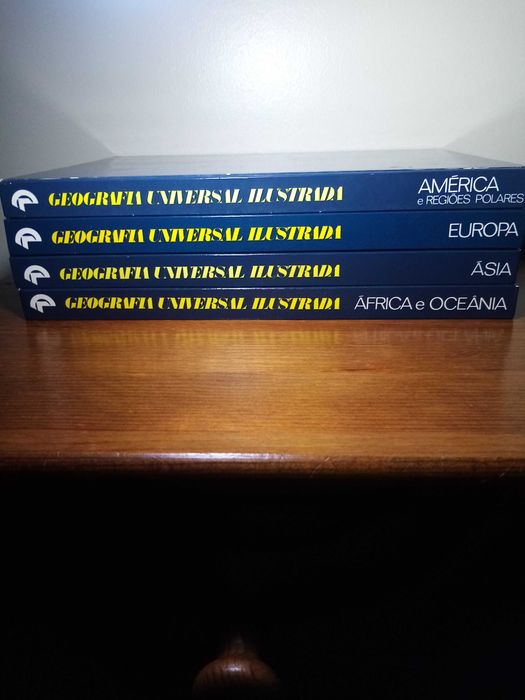 Geografia Universal Ilustrada - 4 volumes