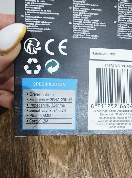 Słuchawki przewodowe Grundig