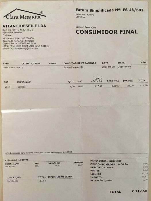 Vestido preto e prateado