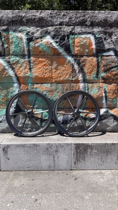 Rodas Carbono Monobloco Bike Ahead BiTurbo Road (Como Novas)