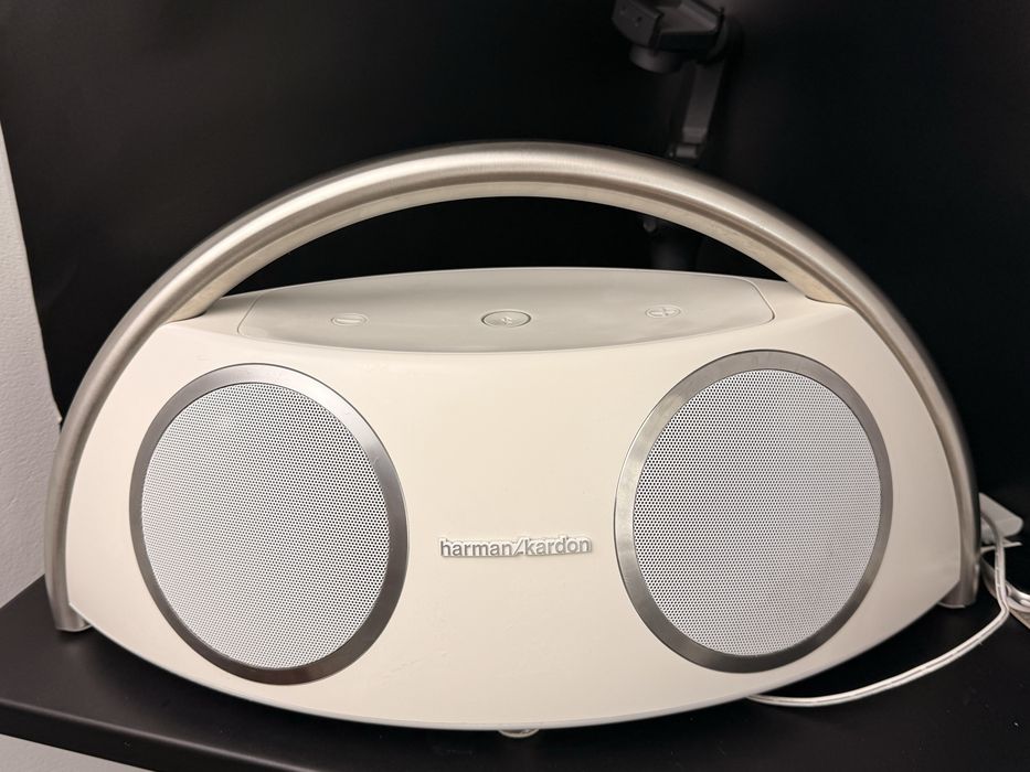 Głośnik bezprzewodowy Harman Kardon Go + Play Wireless (Biały) • Oryginalny zasilacz