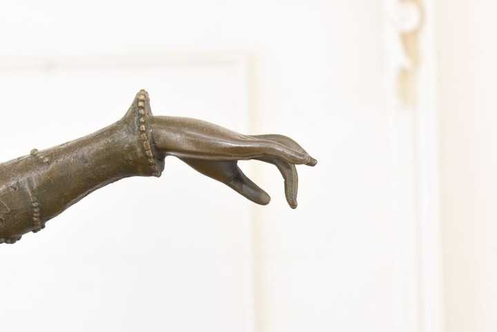Tancerka w Stylu Demetre CHiparus - Hindu - Figura z Brązu - Sygnowana